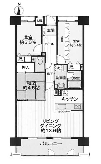 グローリアス三河安城間取り