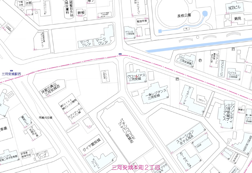グローリアス三河安城HP用住宅地図
