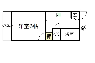 2階間取図（洋室）