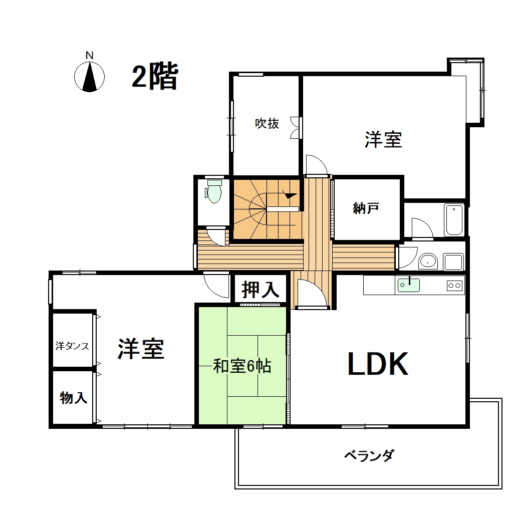 間取図　2階