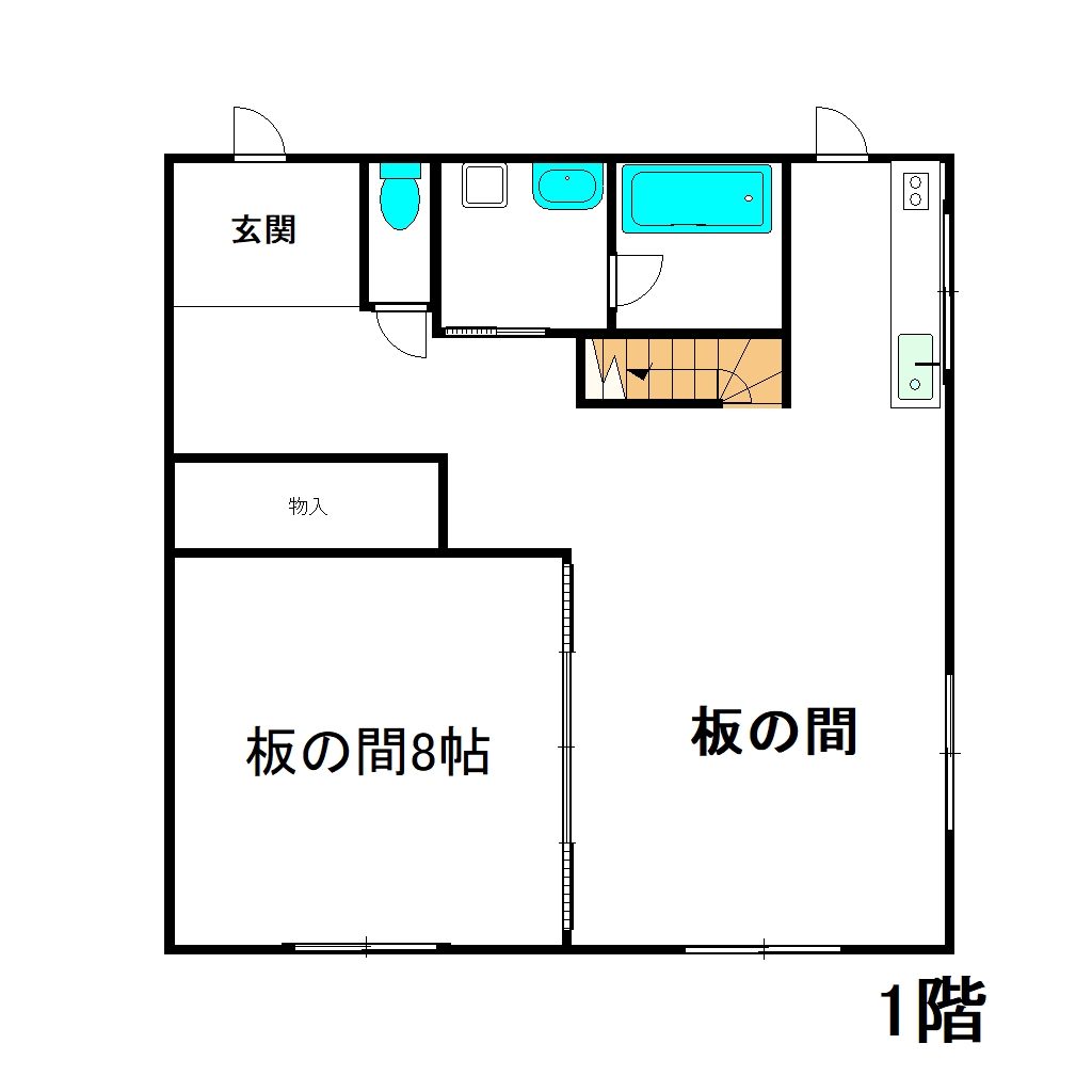 間取図1階